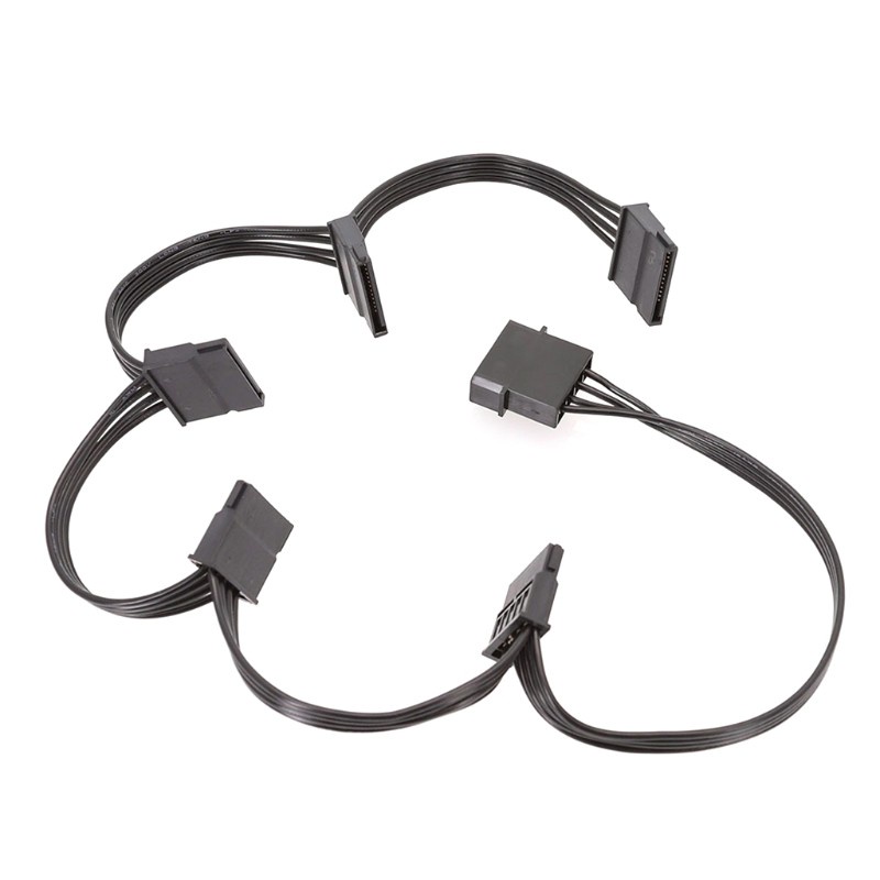 Dây Cáp Chuyển Đổi Hsv 4pin Ide Sang 5 Sata 1 Sang 5 Cho Ổ Cứng Sata | BigBuy360 - bigbuy360.vn