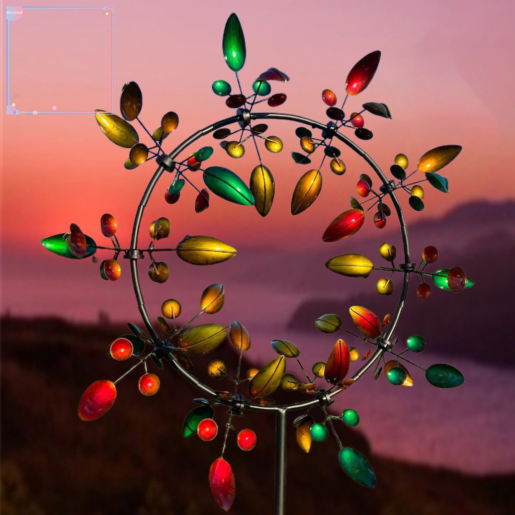 Chong Chóng Xoay Nhiều Màu Sắc Trang Trí Sân Vườn