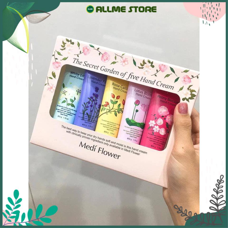 ALLME - Kem dưỡng ẩm da tay mềm mại giảm nếp nhăn gân tay dưỡng ẩm chống lão hóa dưỡng da tay trẻ hóa Medi' Flower