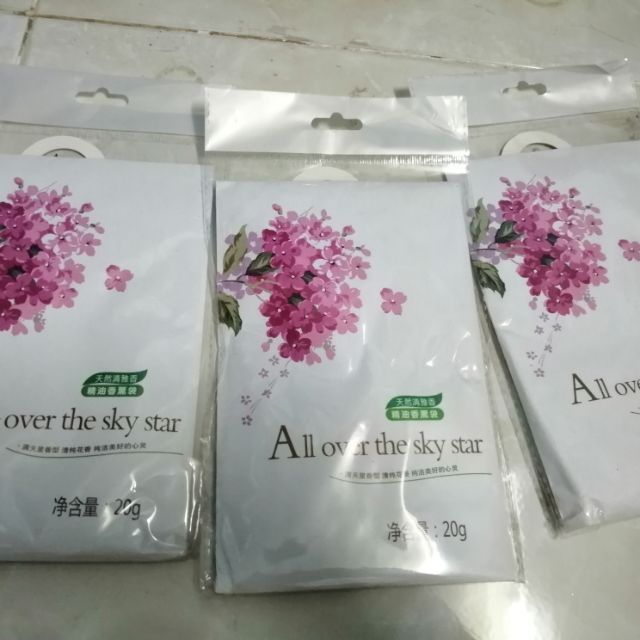 TÚI THƠM ĐỂ TỦ QUẦN ÁO- 2 mùi hoa ly, cúc chanh