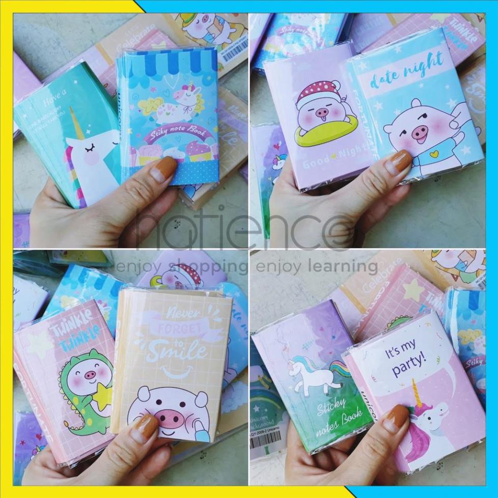 [FREESHIP] Giấy note, giấy ghi chú 6 xấp cute