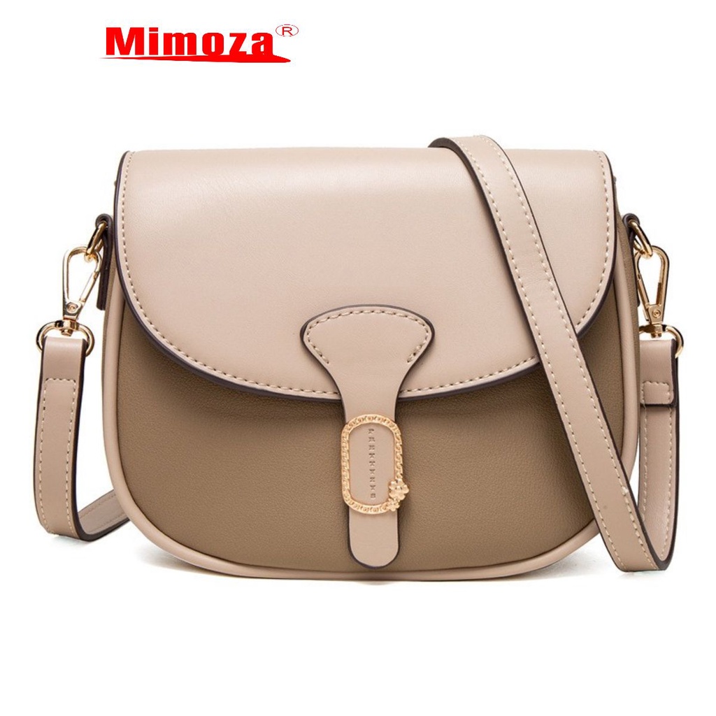 Túi Đeo Chéo Nữ Chính Hãng PRETTYZYS Kiểu Dáng Công Sở Phối 2 Màu Vintage Cực Xinh PS46 -MIMOZA.VN