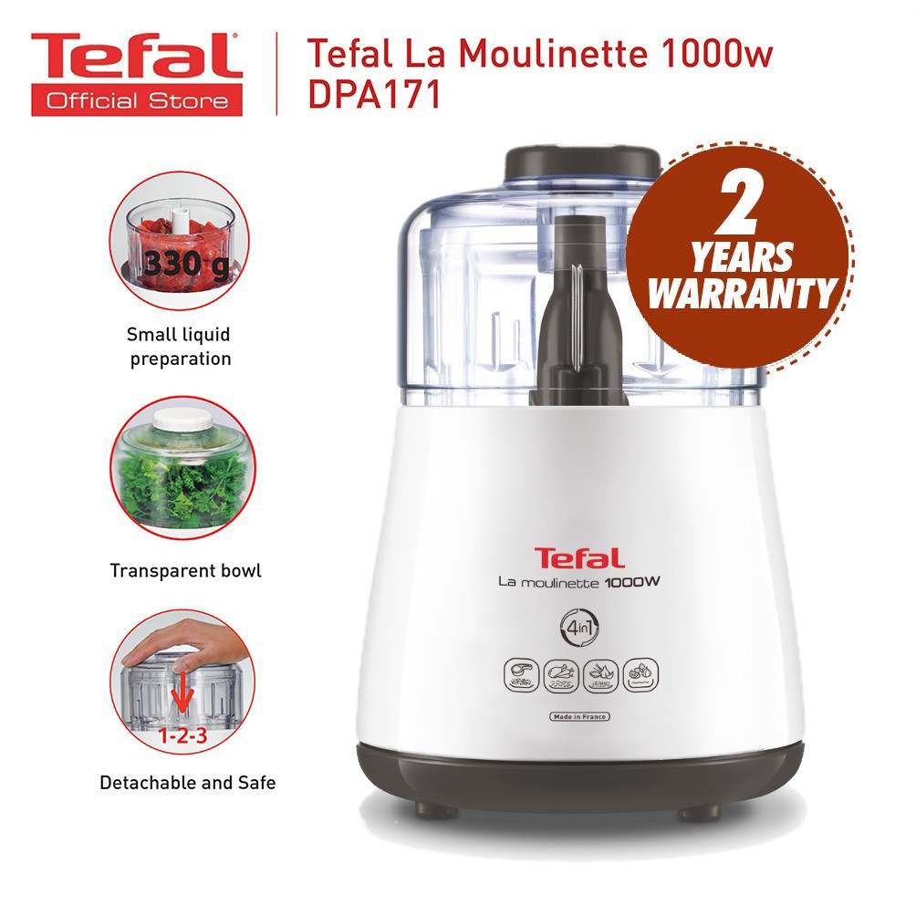 Máy xay thịt cá rau đa năng Tefal DPA130 công suất lớn 1000W