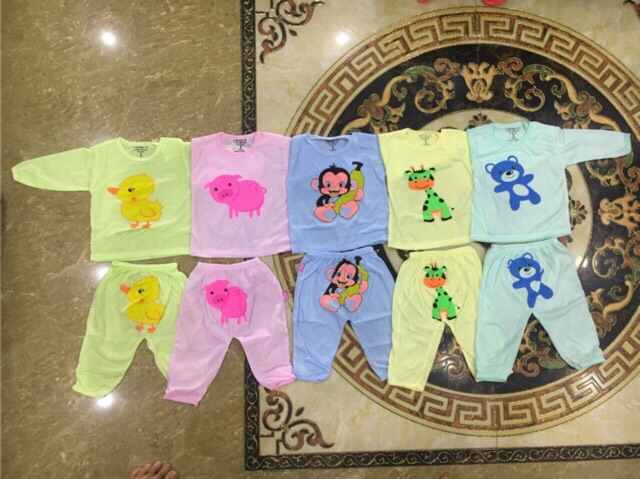 SALE SHOCK!!Set 5 bộ dài tay cho bé