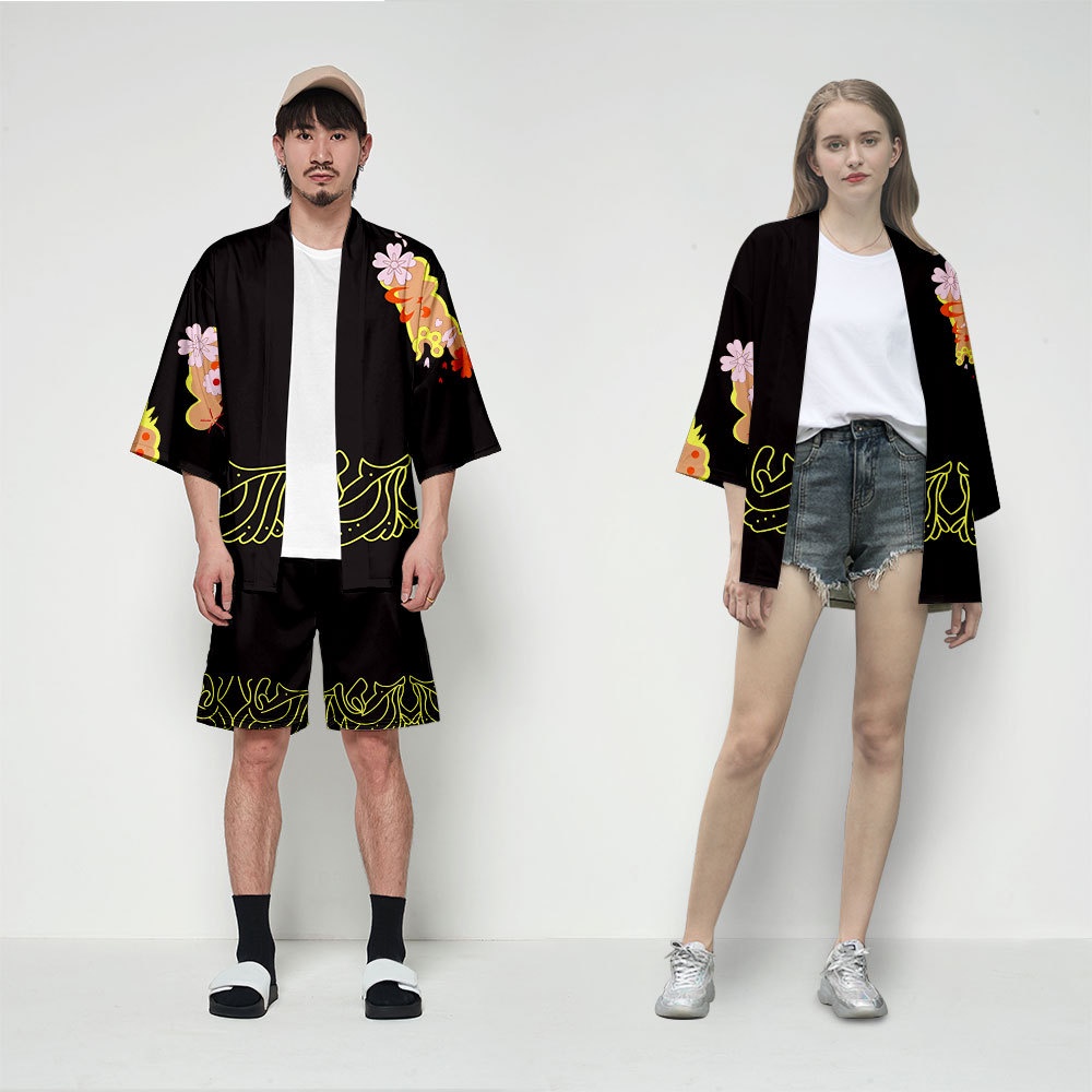 Áo Khoác Kimono Hóa Trang Nhân Vật Anime Kimetsu No Yaiba Demon Slayer Agatsuma Zenitsuma Zenioka Giyuu Kamado Nezukos / Vàng 5.0 | BigBuy360 - bigbuy360.vn