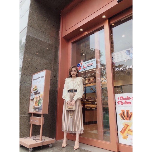 [BÁN SỈ] Chân Váy Nữ Dáng Xòe Midi_Mặc Hai Kiểu_Đi Học Đi Chơi Đều Xinh | BigBuy360 - bigbuy360.vn