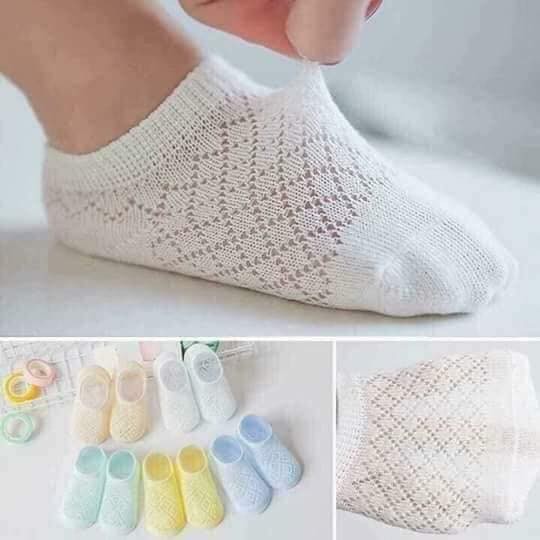 Combo 5 Đôi Tất Lưới Thông Hơi CHo Bé