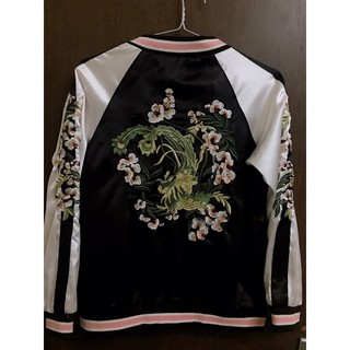 Áo bomber chất lụa