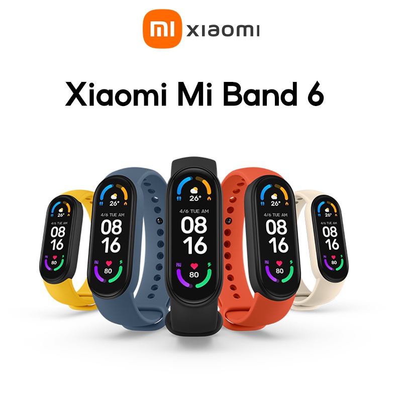 Vòng đeo tay thông minh Xiaomi Mi Band 6 | HÀNG CHÍNH HÃNG | BẢO HÀNH 12 THÁNG