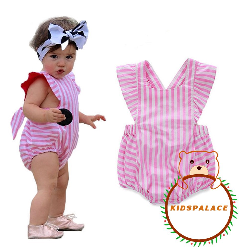 Bộ Bodysuit Một Mảnh Cột Nơ Dễ Thương Cho Bé Sơ Sinh