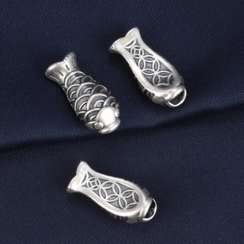 [GIÁ SỈ]Charm cá bằng bạc cao cấp - Hàng bạc loại 1 siêu đẹp PH504
