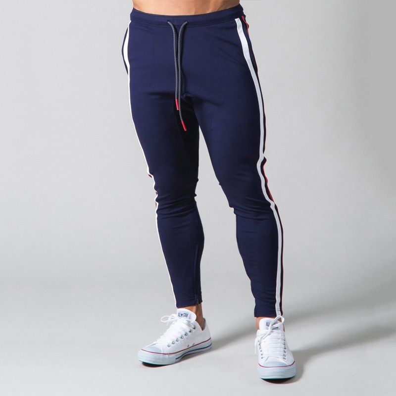 Quần Cotton Thể Thao Kẻ Sọc Thoải Mái Năng Động Cho Nam