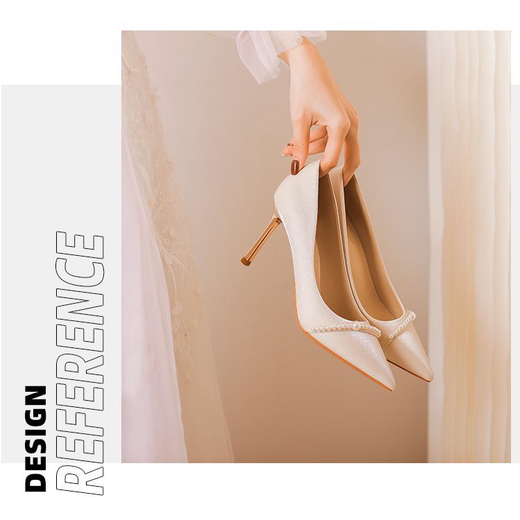 Giày Cao Gót Hai Cách Mang Thời Trang Mới 2022 Dành Cho Cô Dâu