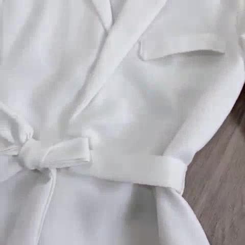 Áo khoác vest dáng dài (tặng dây cột eo)phôm cực chuẩn. | BigBuy360 - bigbuy360.vn