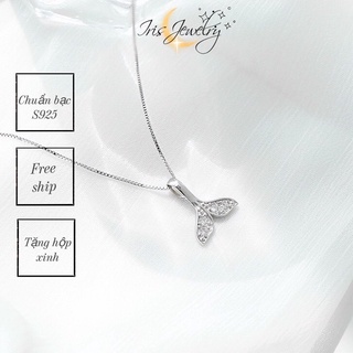 Sale ‼️‼️ dây chuyền bạc nữ hình đuôi cá liền mặt siêu xinh