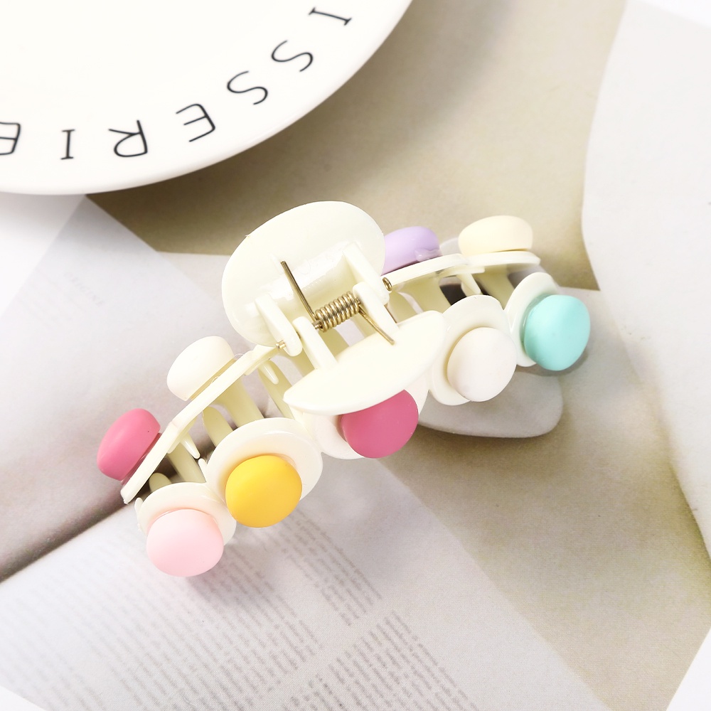 Kẹp tóc Haimeikang bằng acrylic màu kẹo ngọt thời trang phong cách hàn quốc cho nữ