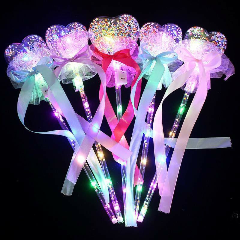 Đèn Phát Sáng Hình Ngôi Sao,Trái Tim Chơi Noel, Lễ, Tết