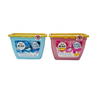 Viên giặt xả P&G Nhật Bold Gel Ball 3D 17 viên xanh / hồng