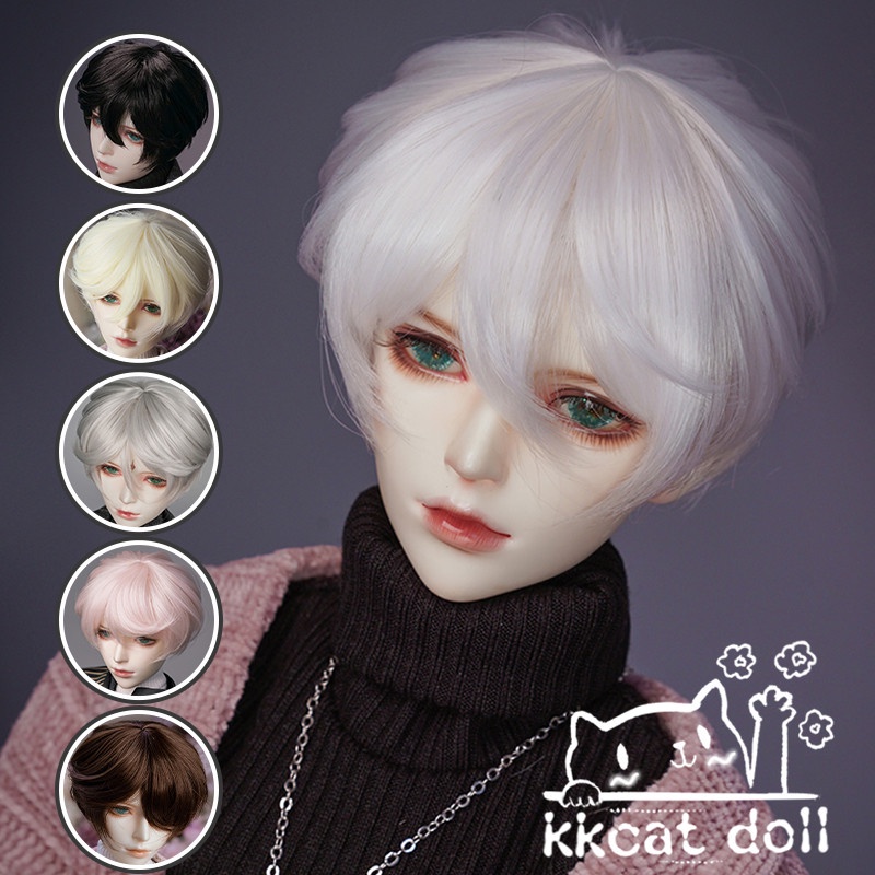 Bộ Tóc Giả Ngắn DW006 bjd Cho Búp Bê Tỉ Lệ 1 / 3 1 / 4 1 / 6
