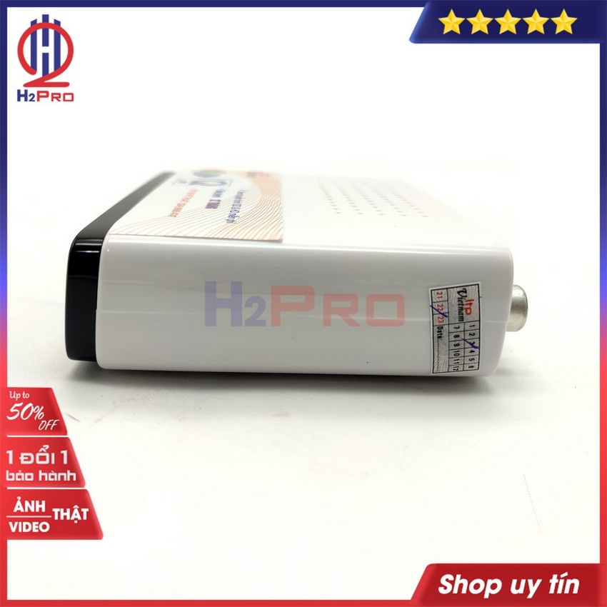 Đầu thu kỹ thuật số DVB T2 LTP 1306 H2pro hàng hãng-xem truyền hình miễn phí-sắc nét-đa kênh-cao cấp (tặng pin 10k)