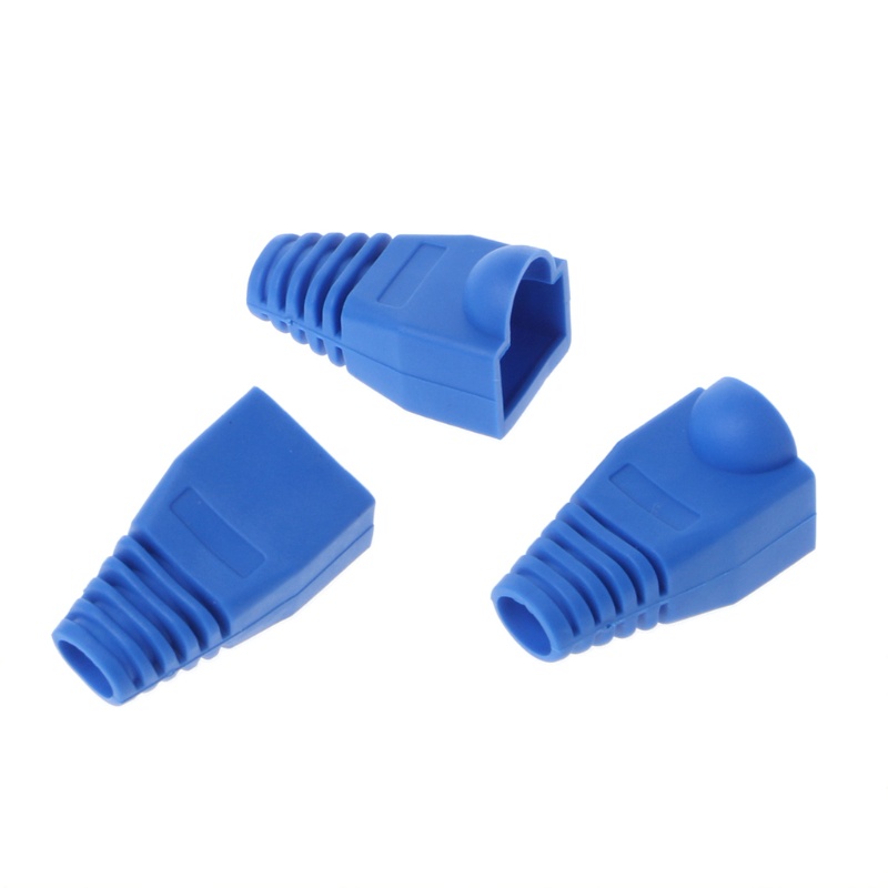 Set 100 Đầu Nối Dây Cáp Mạng CAT5E CAT6 RJ45 Chuyên Dụng Chất Lượng Cao