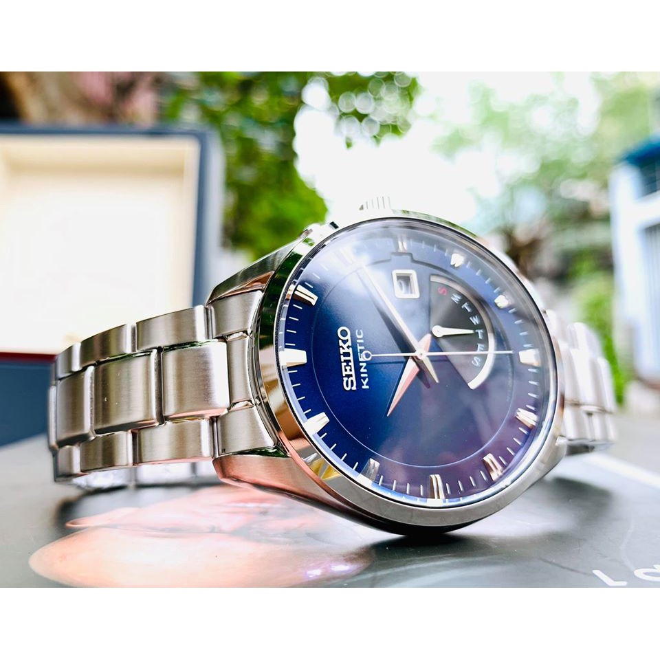 ĐỒNG HỒ NAM Seiko Kinetic SRN047P1_CUỐN HÚT TỪ CÁI NHÌN ĐẦU TIÊN [Hàng chính hãng-Bảo hành 2 năm]