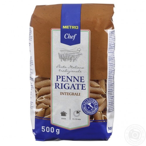 Metro Chef - Nui Penne Rigate - Nguyên cám