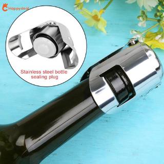HAPPY Stainless Steel Binaural Shape Pourer Kitchen Wine Champagne Cap Wine Sealer Practical Creative