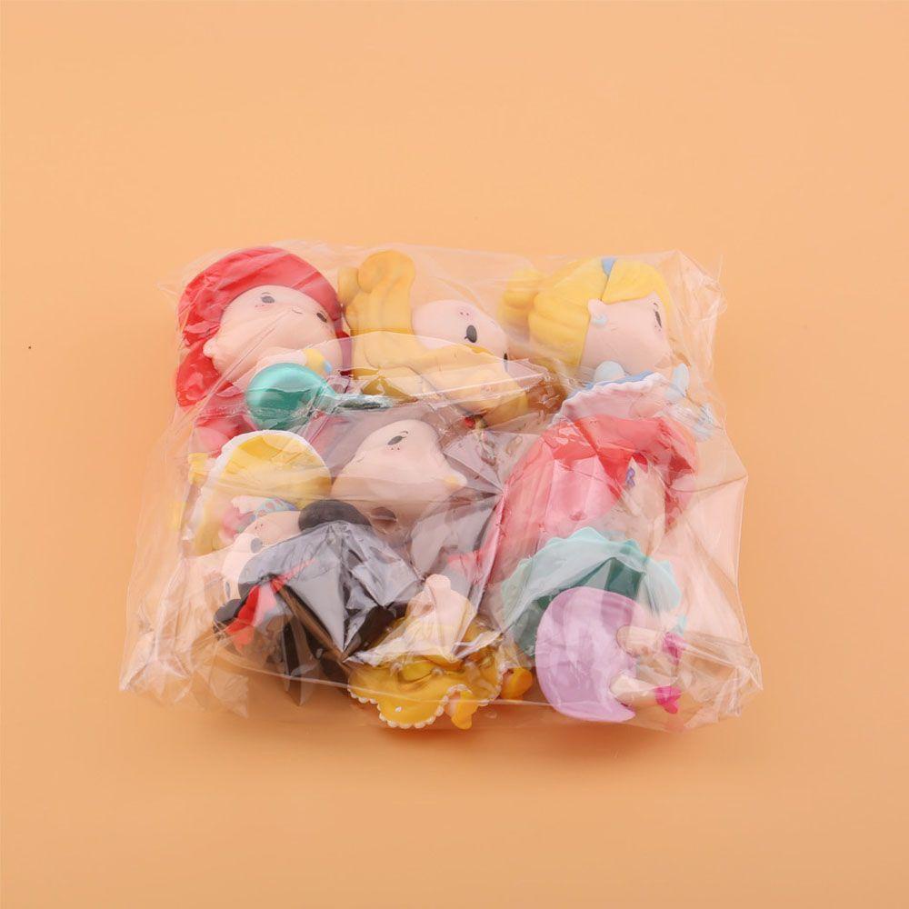 JARRED Set 6 Mô Hình Bạch Tuyết Đang Ngủ Dễ Thương