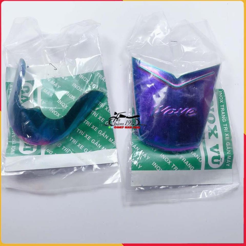 ✅ Ốp Mũi Dè Wave A 2017 - 2021-22 7 Màu Titan, Bịt Mỏ Bịt Đuôi Dè Wave A 2017 - 2021-22 ✅