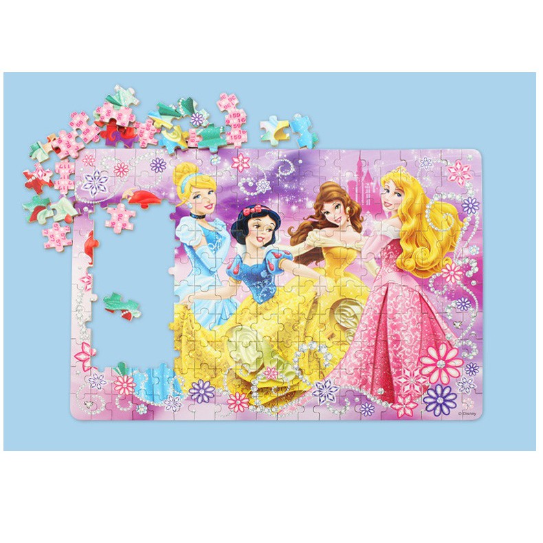 Xếp Hình Puzzle 200 Mảnh Hộp Thiếc In Dập Nổi 3D - Bạch Tuyết