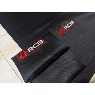 Da bọc yên Thêu RCB màu đen