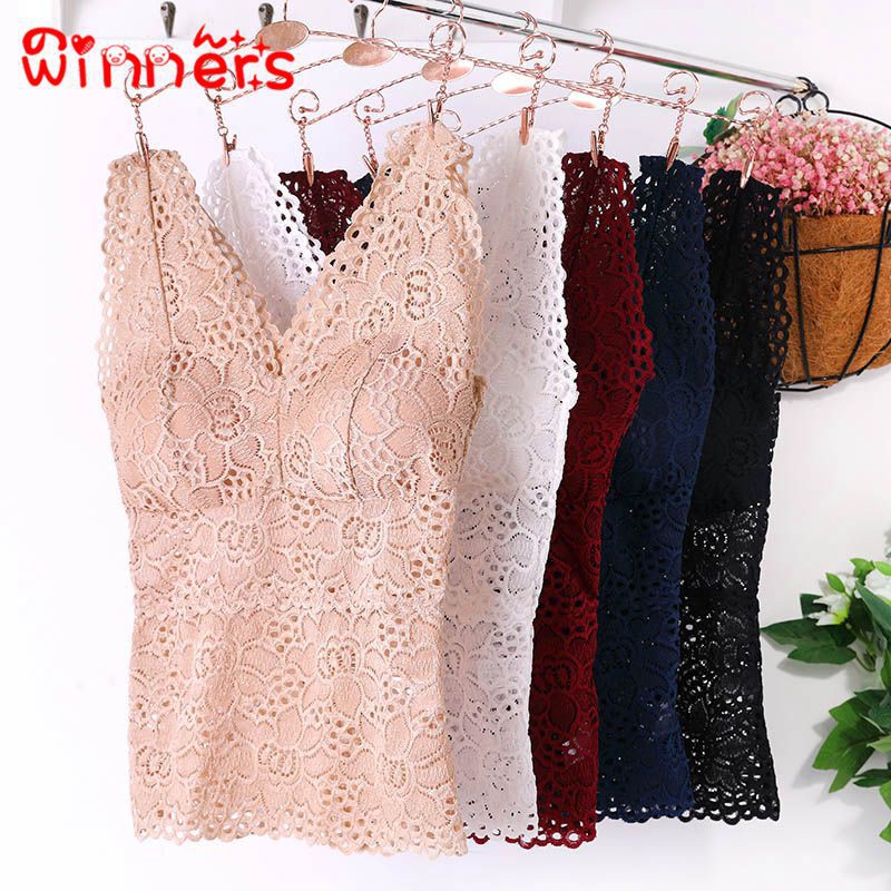 Áo lót cộc tay cổ V phối ren quyến rũ cho nữ