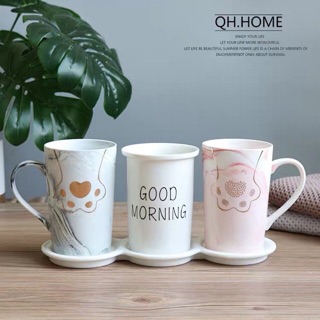 (Có sẵn ) Bộ cốc sứ đánh răng cao cấp