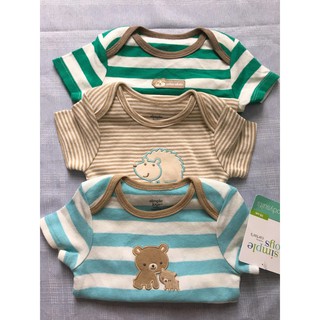 Set 3 cái body carter bé trai ngắn tay