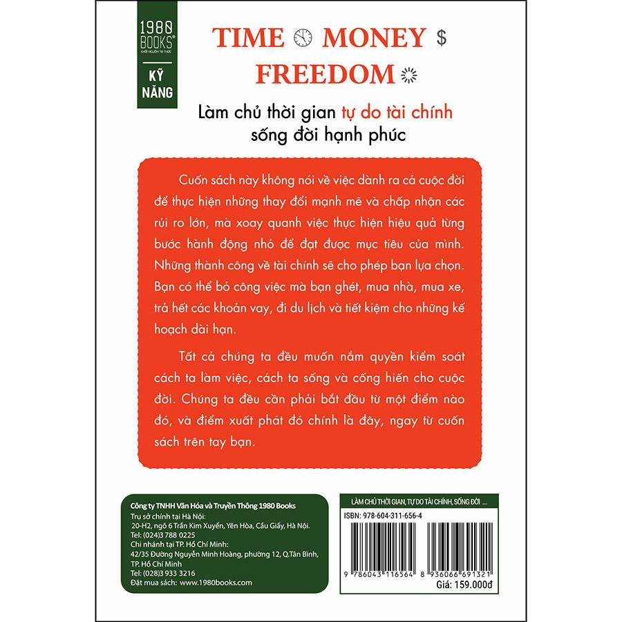 Sách - Làm Chủ Thời Gian, Tự Do Tài Chính, Sống Đời Hạnh Phúc