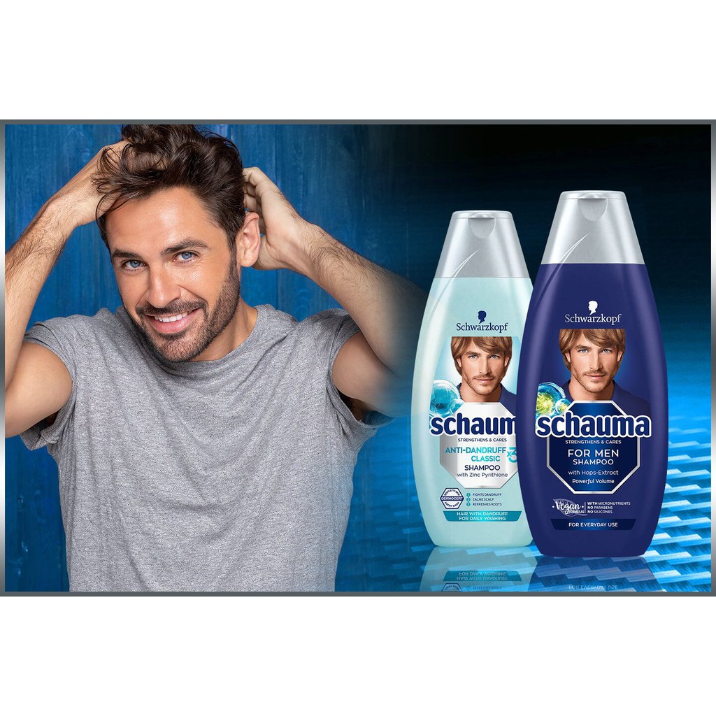 Dầu gội SCHAUMA FOR MEN 400ml