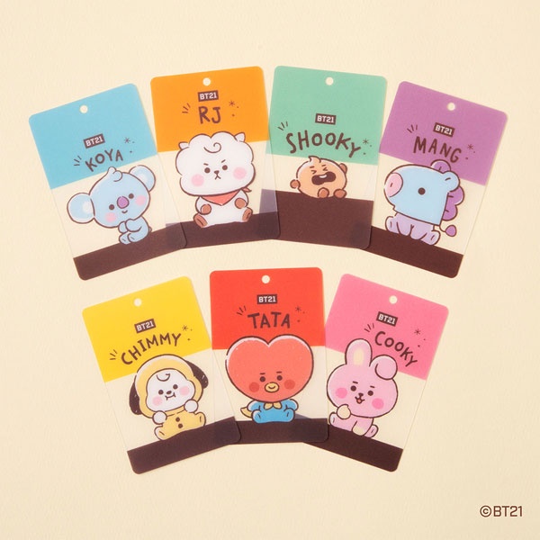 Pack random card mascot BT21