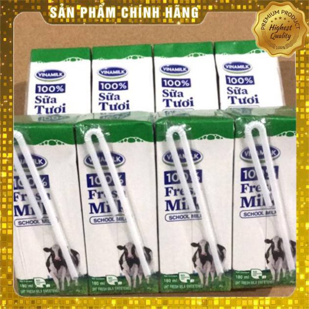 Lốc 4 Hộp Sữa Tươi Vinamilk Có Đường 180ml