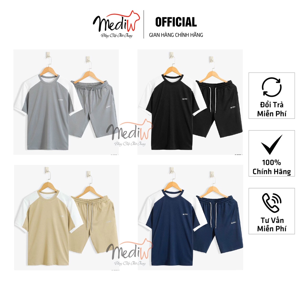 Bộ Thể Thao Nam Chất Cá Xấu Đủ Màu Trẻ Trung Năng Động, Thấm Hút Mồ Hôi Phong Cách Hàn Quốc