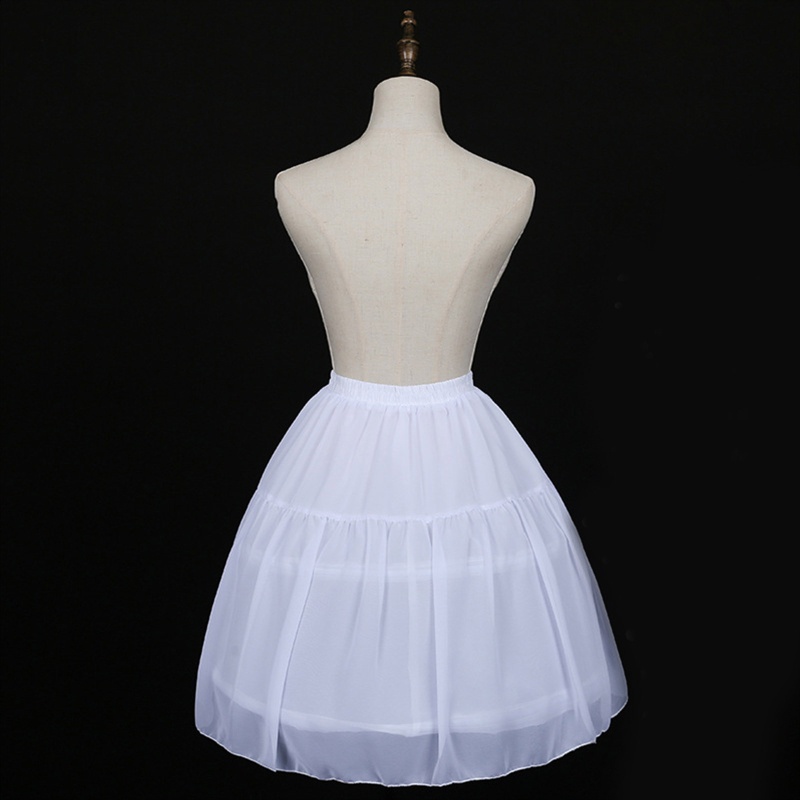 Ivy Váy Dưới Băng Cài Đầu Petticoat Màu Trắng Cho Nữ