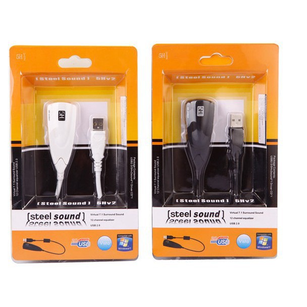 10 Usb ra loa, tai nghe 5hv2 7.1 | sound dây 5Hv2 chất lượng cao