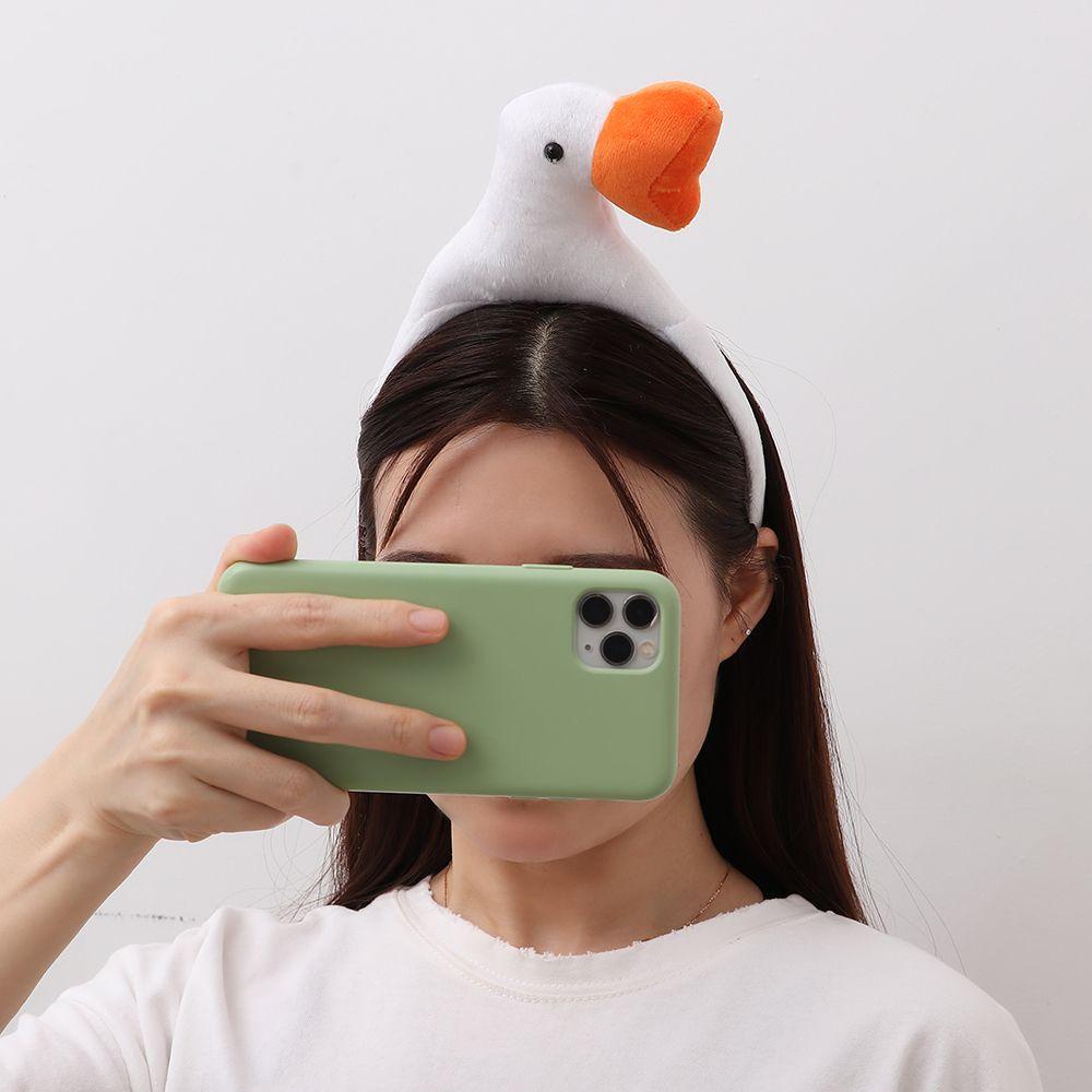 Băng Đô Cài Đầu Hình Vịt Hoạt Hình Dành Cho Rửa Mặt