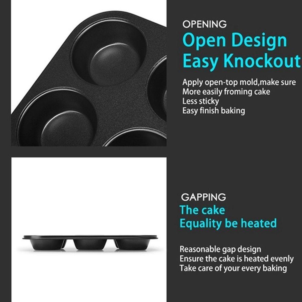 AUGUSTINA Khuôn Làm Bánh Muffin Thiết Kế Độc Đáo Tiện Dụng Cho Gia Đình