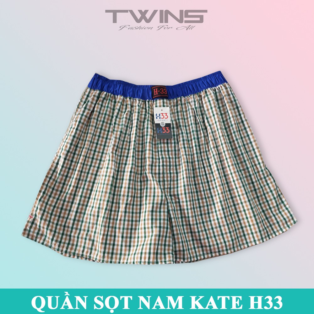 Quần short nam kate H33 mặc nhà ngắn trên đầu gối | BigBuy360 - bigbuy360.vn