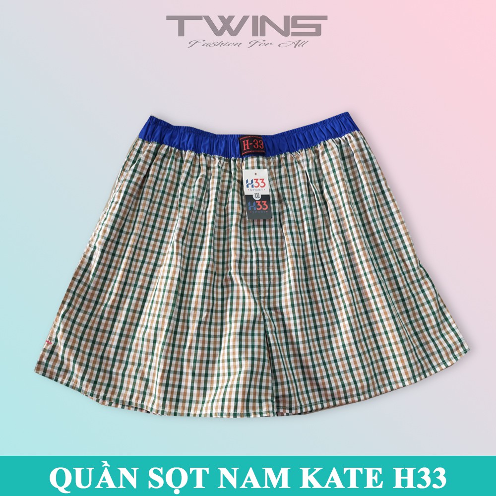 Quần short nam kate H33 mặc nhà ngắn trên đầu gối