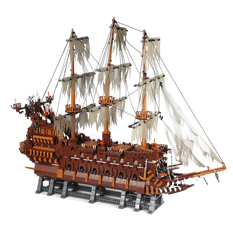 Đồ chơi Lắp Ráp Thuyền Cướp biển Tàu Hà Lan Bay Caribe 16016 - Lion King X19073 Movie Flying Dutchman - 3652 mảnh ghép