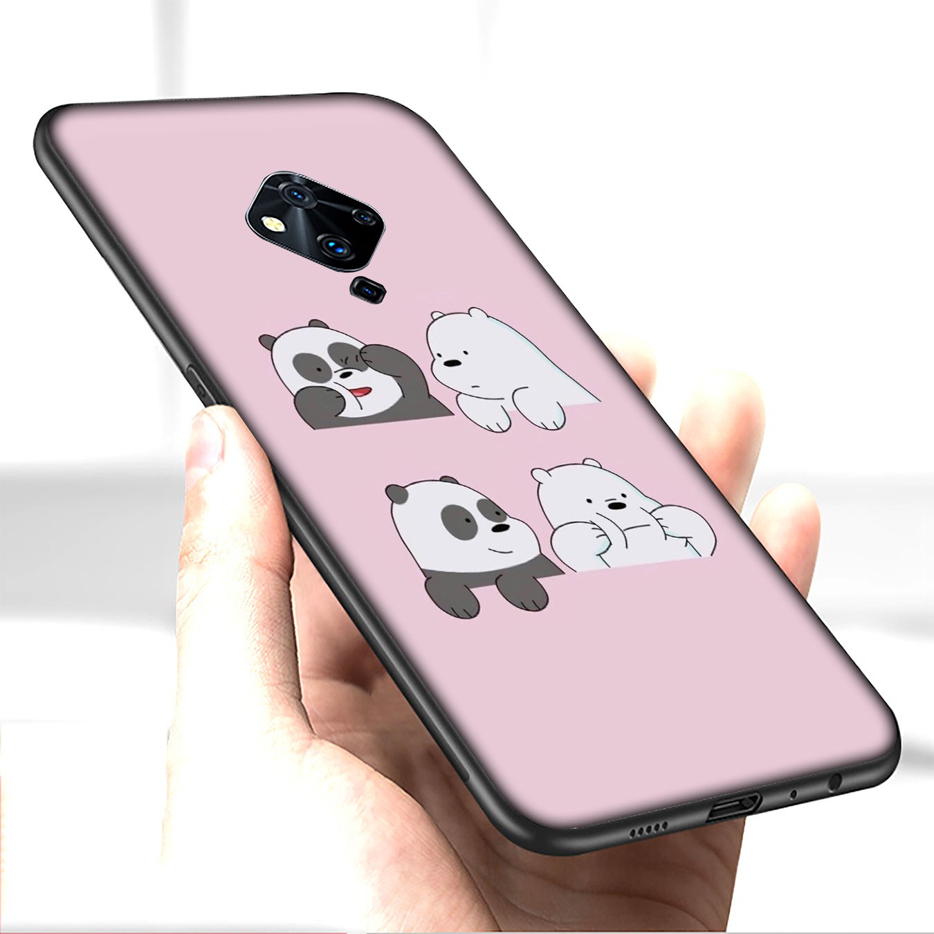 Ốp Lưng Silicone Mềm In Hình We Bare Bears Cho Xiaomi Redmi Note 5 Pro Plus 5a 4x S2 Mi Poco X3 Nfc M3 9t