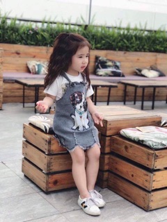 yếm giả bò cho bé gái