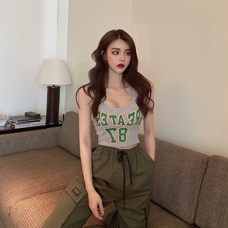 Áo Thun Tay Ngắn In Chữ Thời Trang Mùa Hè Dành Cho Nữ